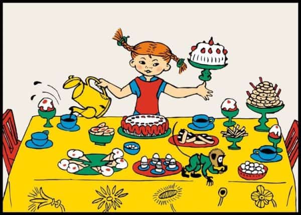 Pippi Calzaslargas y sus recetas de cocina