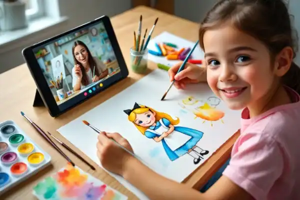 Dibujo y pintura en el País de las Maravillas Online - Imagen 4